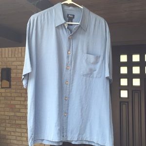 G. H. Bass & Co, Men’s 100% Silk Button-Up XL